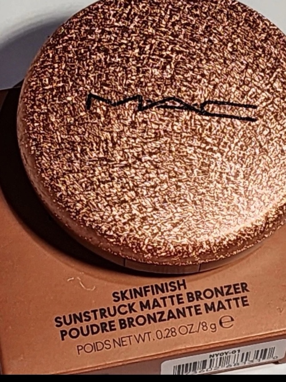 MAC Skinfinish Sunstruck Matte Bronzer LIGHT GOLDEN Full Size 8g NEW AUTHENTIC! - Picture 4 of 8